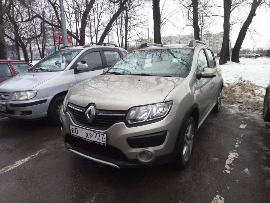Renault Sandero Stepway вид сверху