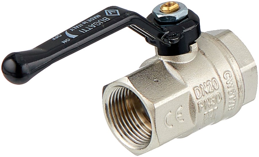 Кран шаровый Bugatti 322 со сгоном 3/4" (03220032)