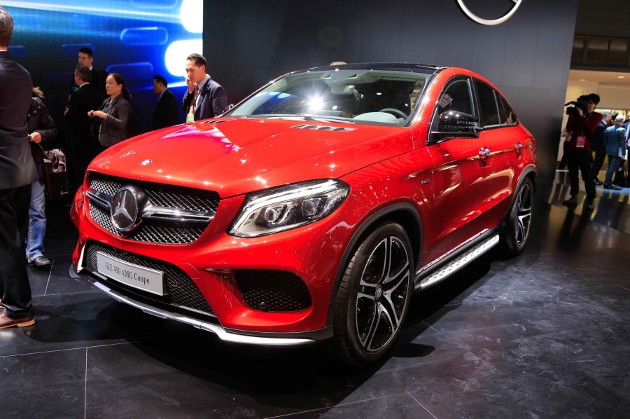 Мерседес AMG GLE 63 красный