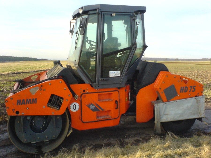 Каток асфальтовый Hamm hd75