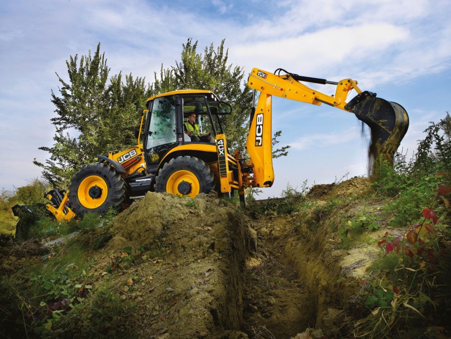 Колёсный экскаватор погрузчик JCB 4cx