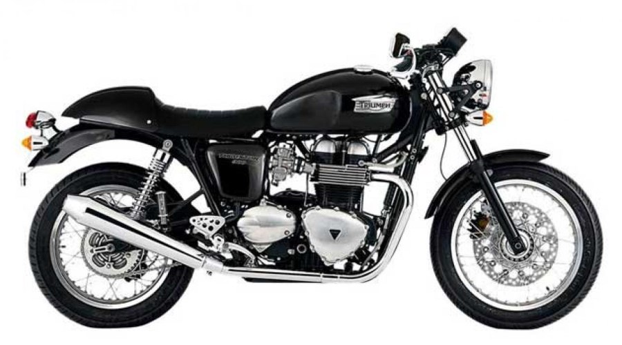 Triumph Bonneville 3 метра над уровнем