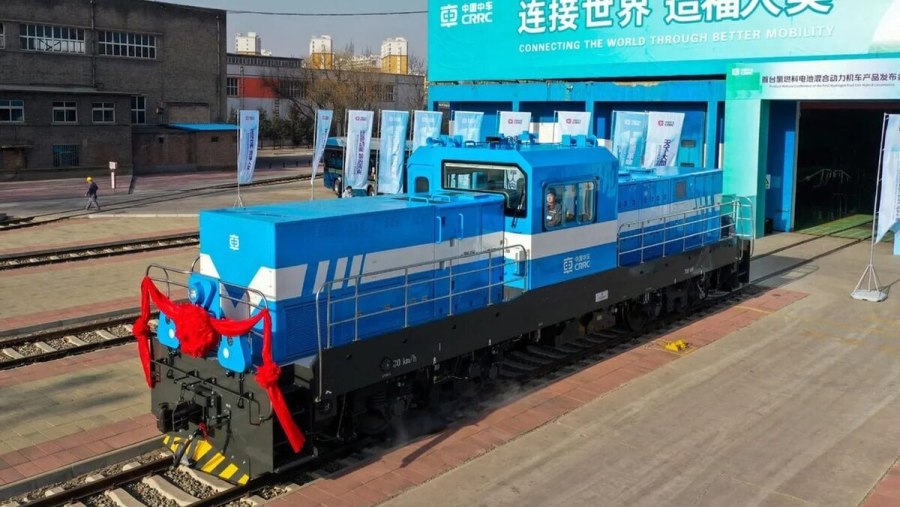 Маневровый водородный Локомотив