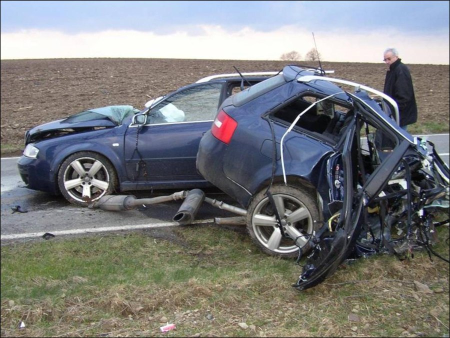 Audi rs6 crash