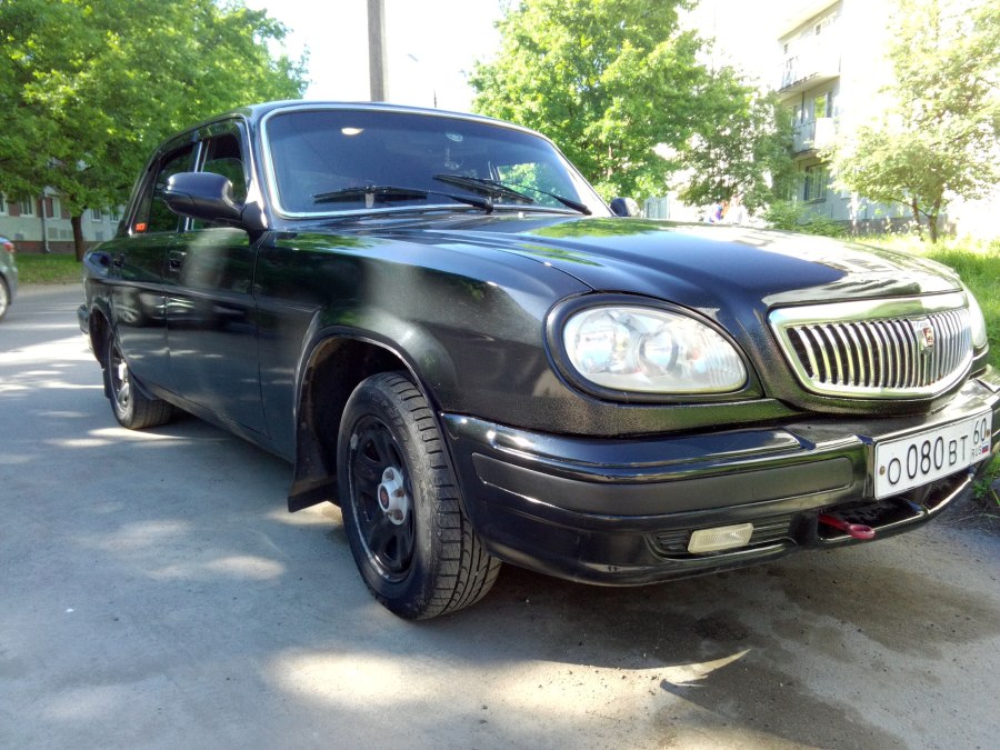 Мерседес черный ГАЗ 31