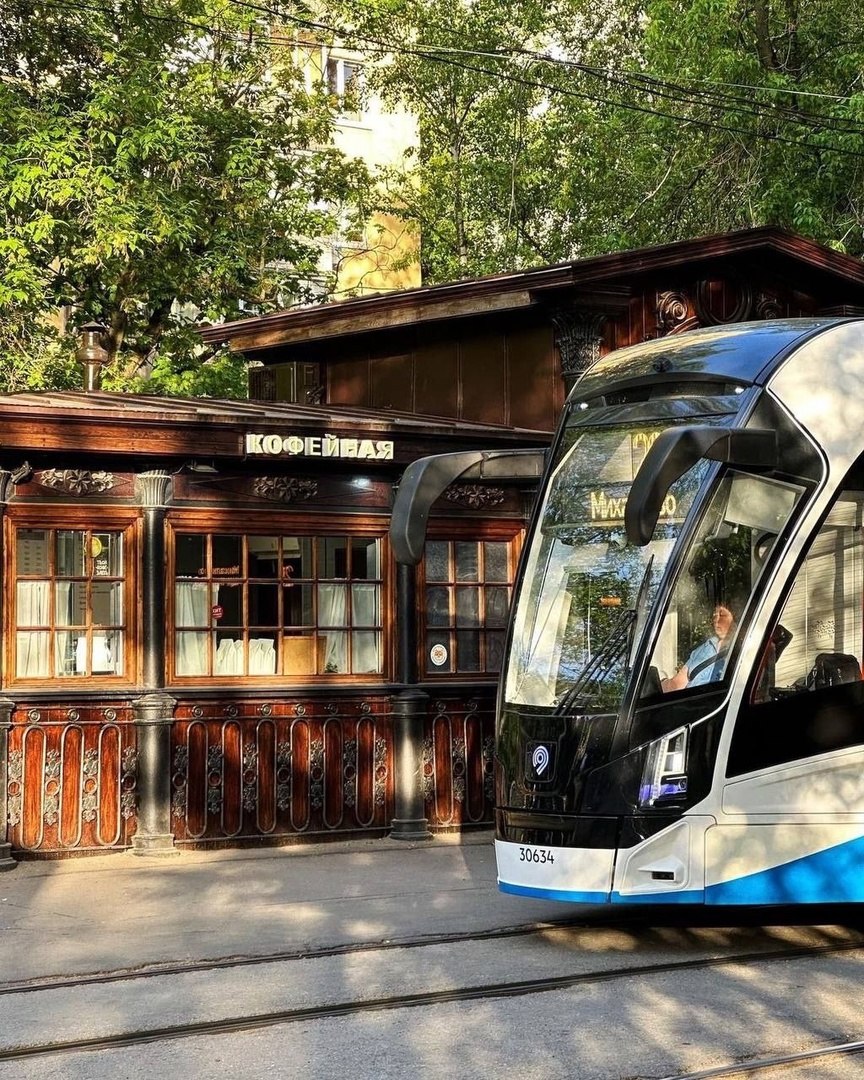 Ретро трамвай Москва