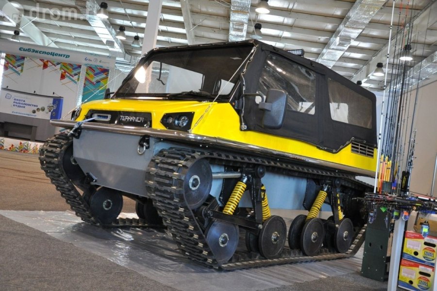 Гусеничный вездеход с ГП ГАЗ-71