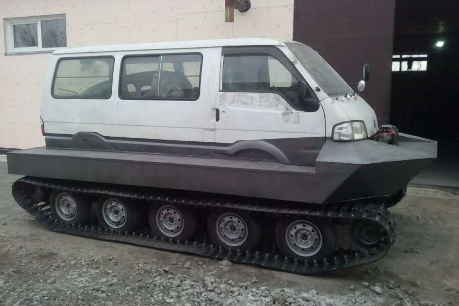 Гусеничный модуль Егоза е-3т