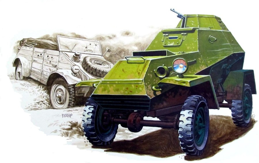 Броневики СССР ба 64