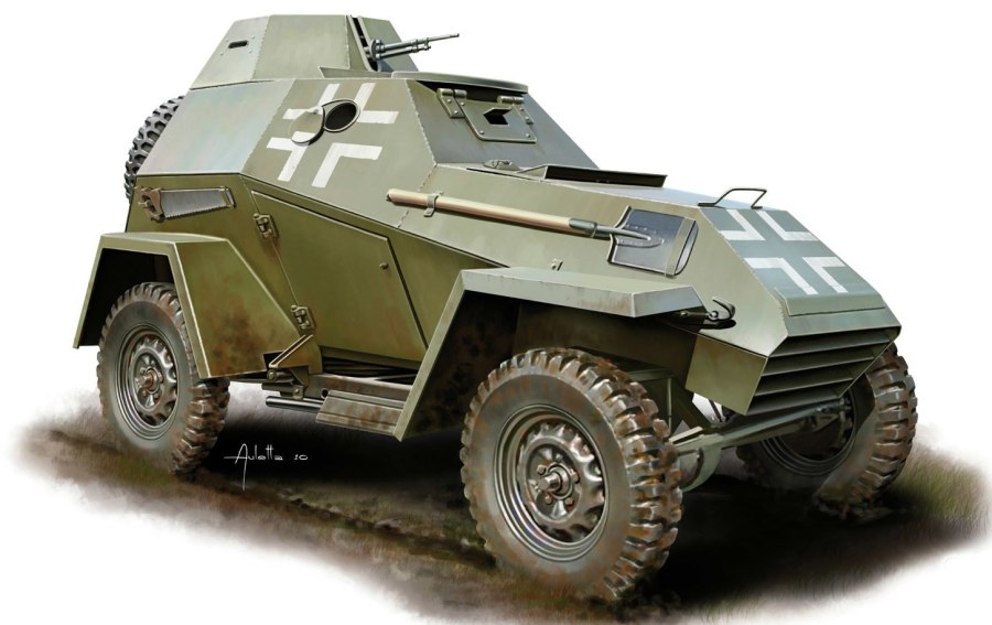 Бронеавтомобиль ба-64 трофейный