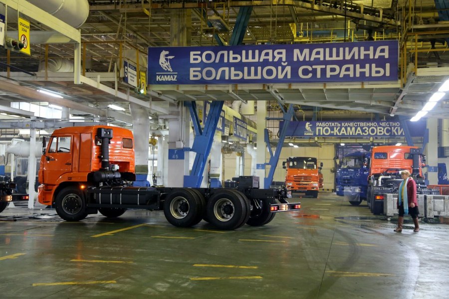 Завод КАМАЗ В Татарстане