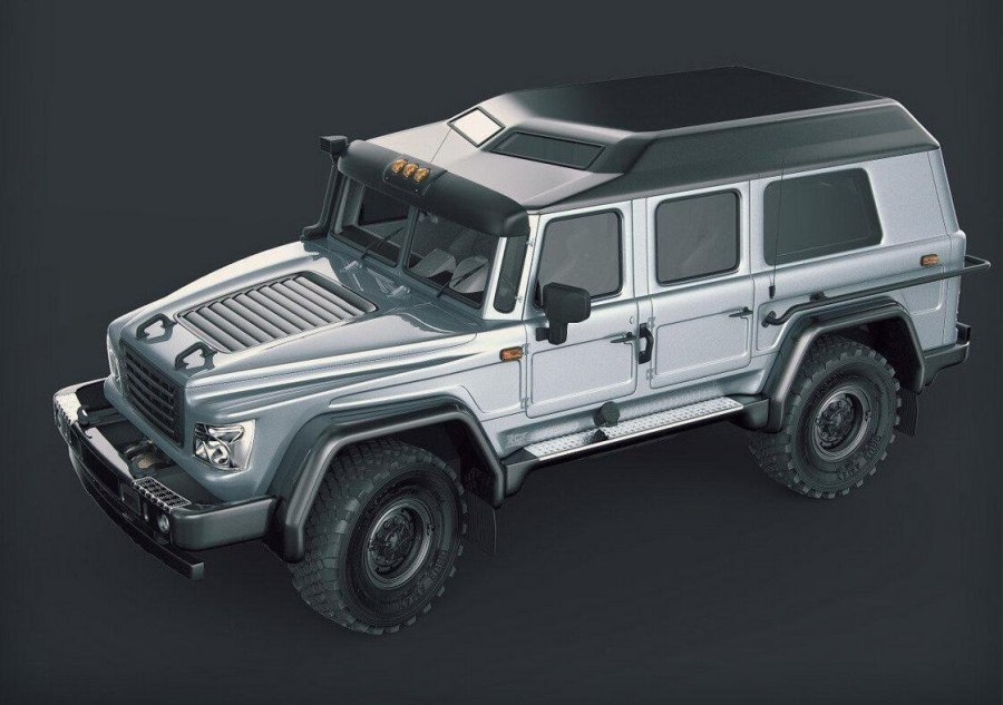 Новый внедорожник ГАЗ 66
