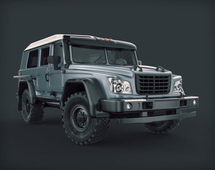 Автомобиль ГАЗ джип