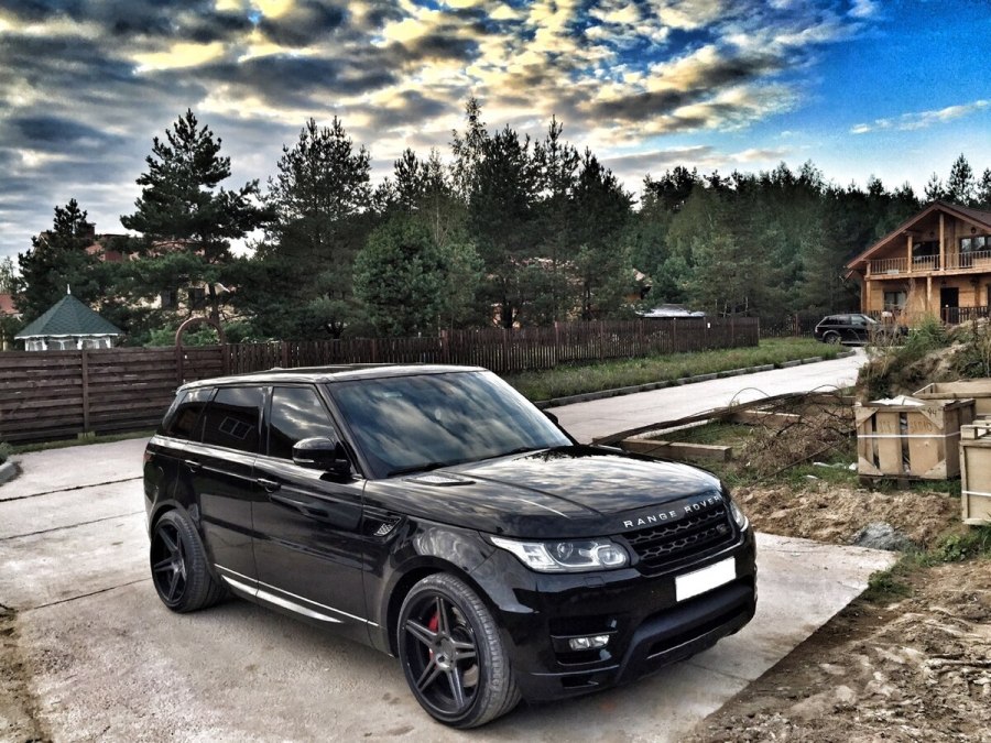 Тонированный range Rover Sport 2
