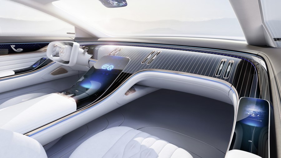 Mercedes EQS 2021 салон