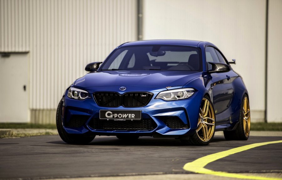 BMW m2 синяя