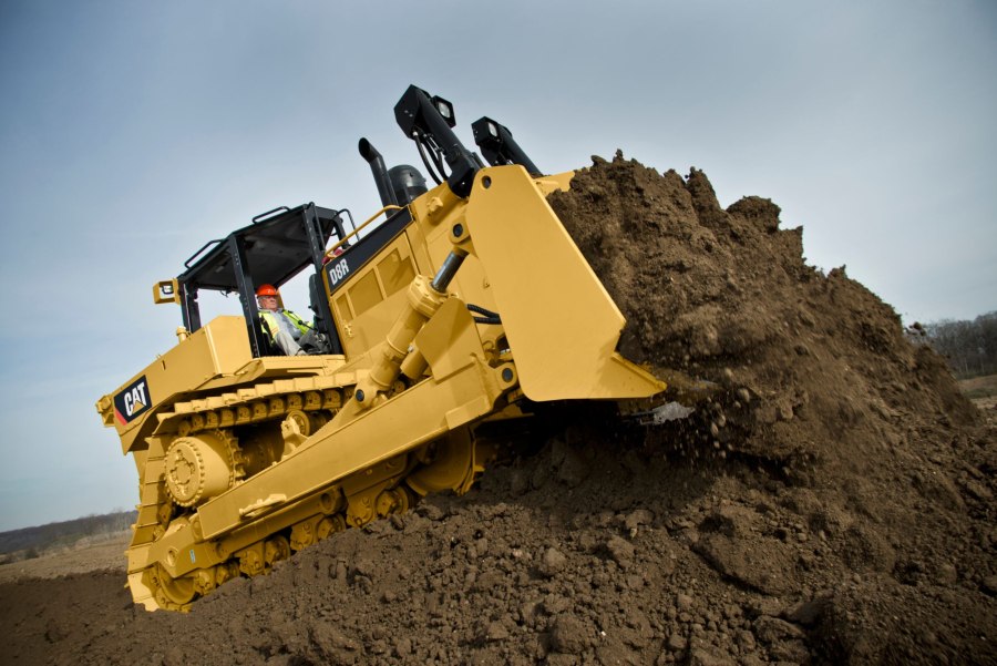 Бульдозер Cat d8r отвал