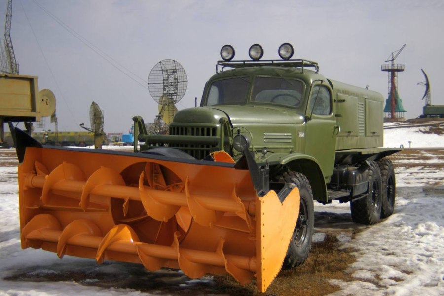 ЗИЛ 157 снегоочиститель