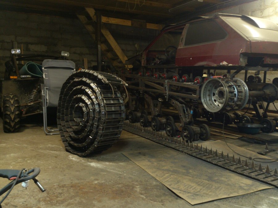 Вездеход Ripsaw трансмиссия