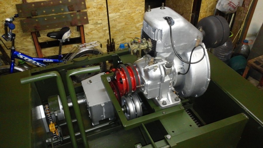Самоходная тележка ТС 350 трансмиссия