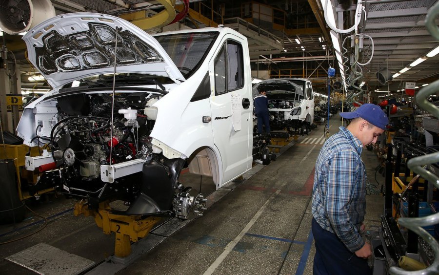 Автозавод ГАЗ Нижний Новгород конвейер