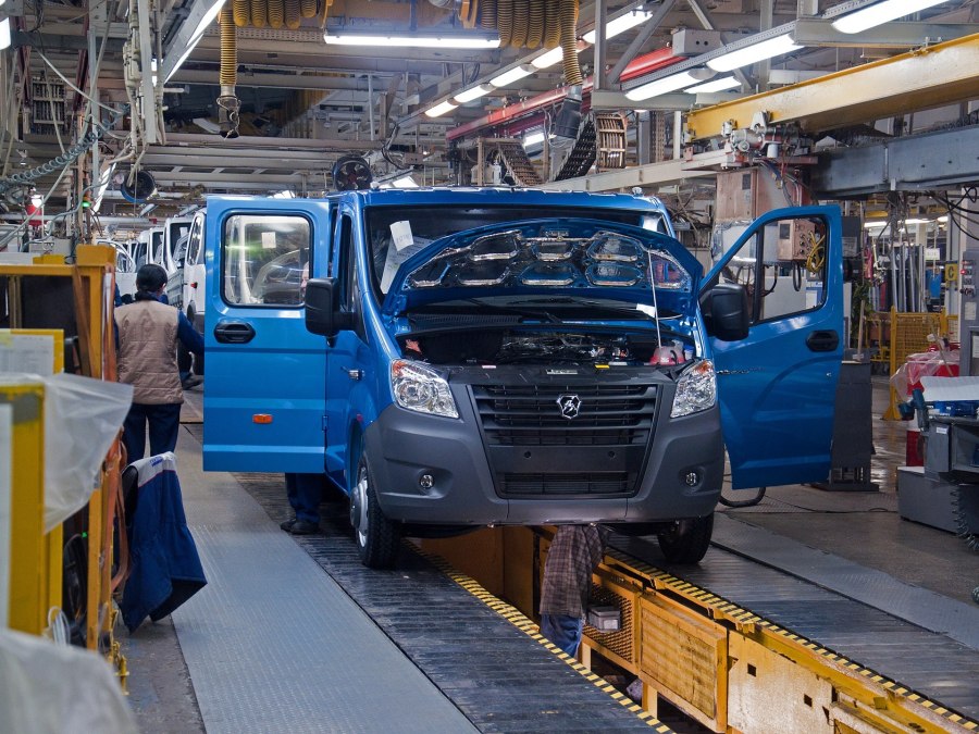 Автозавод ГАЗ Нижний Новгород конвейер