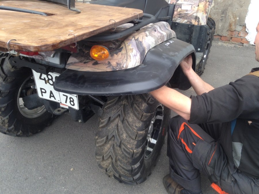 Брызговики на CF Moto 500
