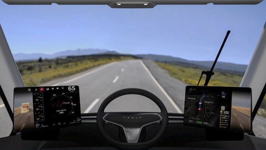 Tesla Semi кабина