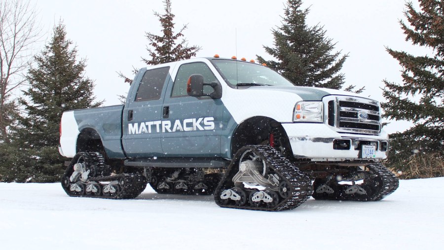 Ford f150 на гусеницах
