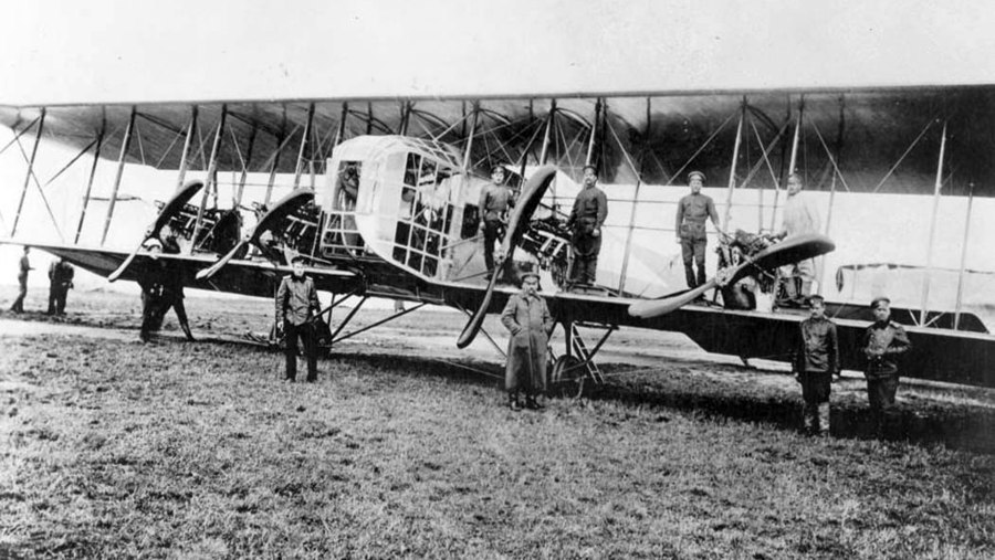 Бомбардировщик Илья Муромец 1914