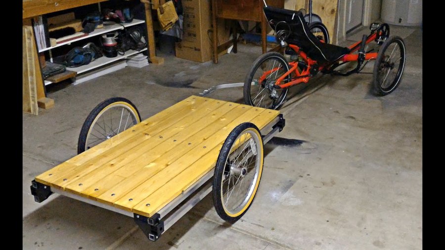 Bicycle Trailer homemade DIY велоприцеп