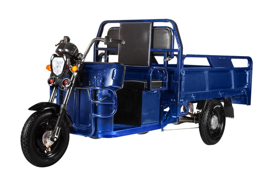Грузовая электрическая тележка(электротрицикл) e-Toro d5 1200w Gold золотой