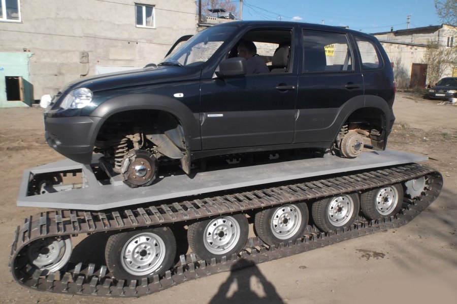 Серийные гусеничные авто