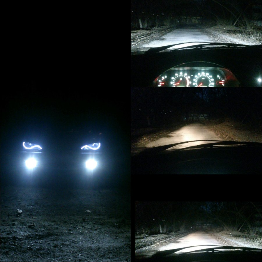 Свет фар ВАЗ 2114 led