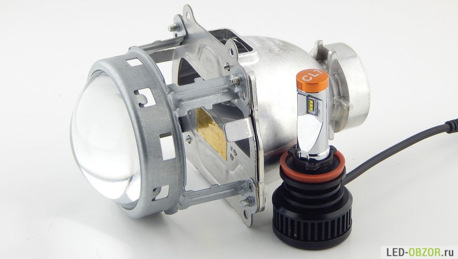 H11 led с линзой