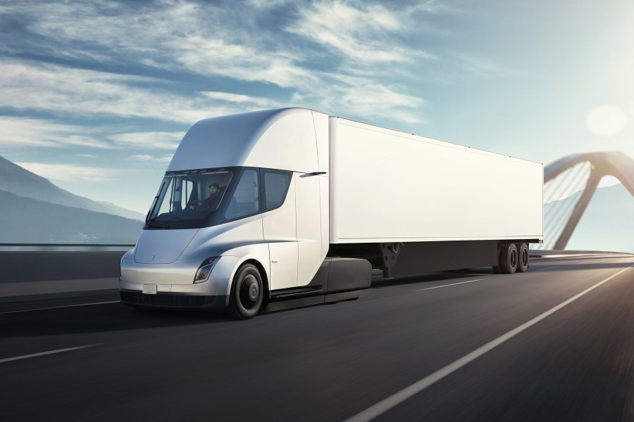 Электрогрузовика Tesla Semi