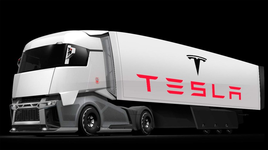 Беспилотный грузовик Tesla Semi