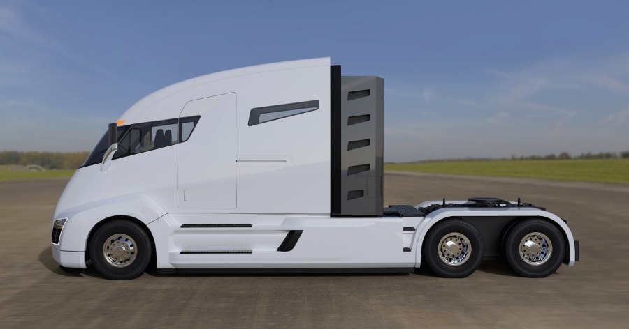 Электрический грузовик Tesla Semi