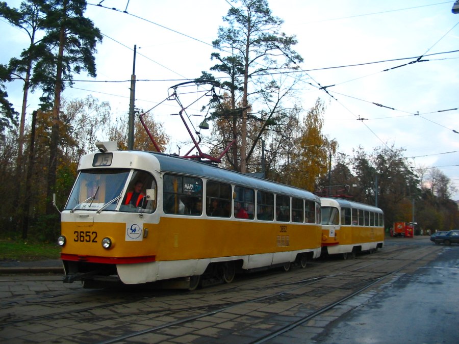 Трамвай Tatra t3 Москва