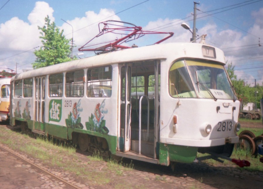 Трамвай Tatra t3 внутри