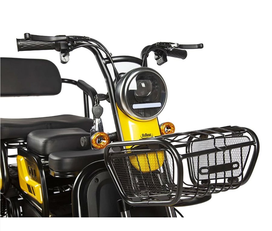Электротрицикл rutrike Бумеранг (черный)