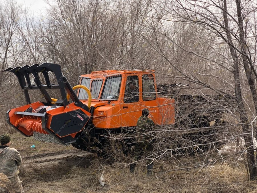 Мульчер на ДТ 75