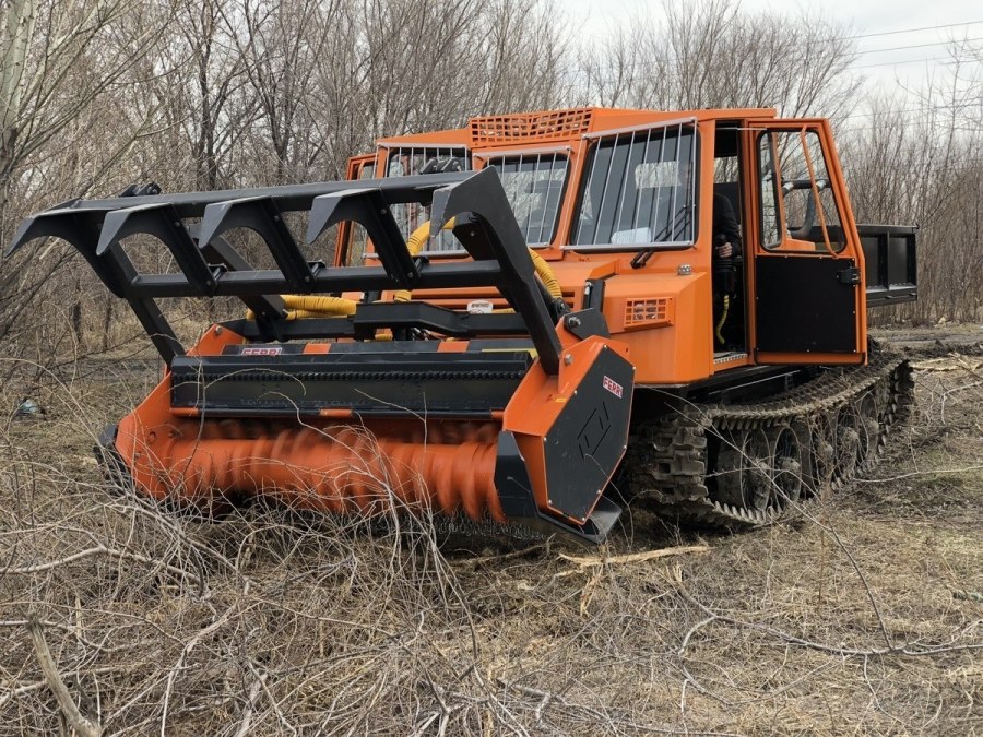 Самоходный мульчер ротоватор AHWI rt350 + rf1000
