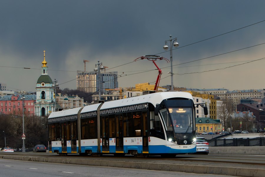 Старые трамваи в Москве