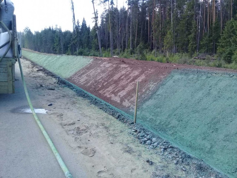Гидропосев газона