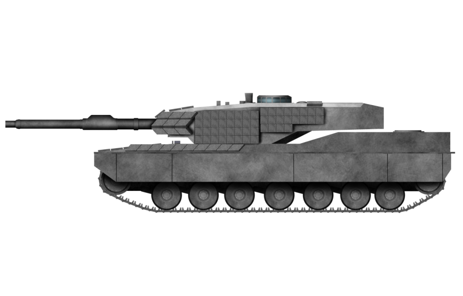 Леопард 2 с динамической защитой