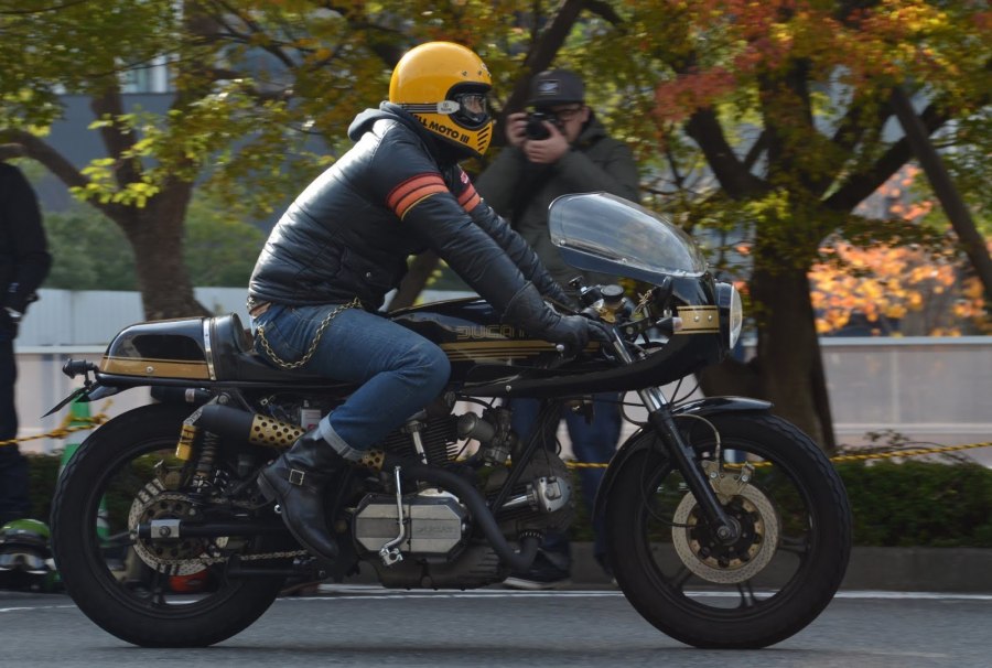 Ducati Cafe Racer Biker