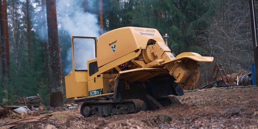 Дробилкой Vermeer sc70tx