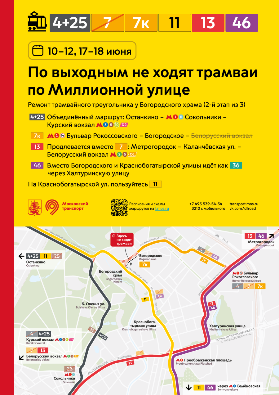 Трамвайные пути в Москве