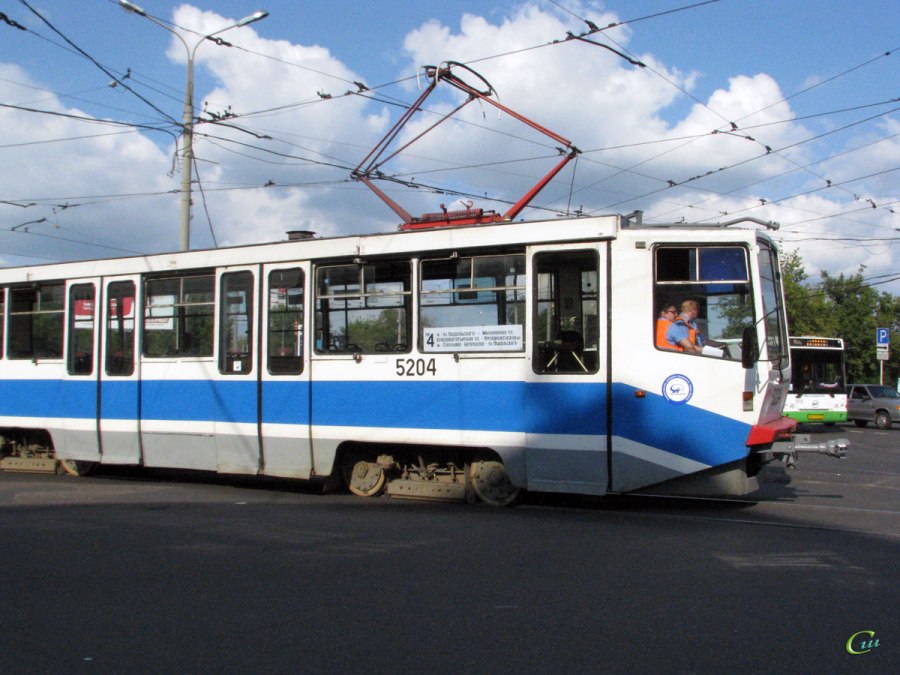 Трамвай 71 608км Москва